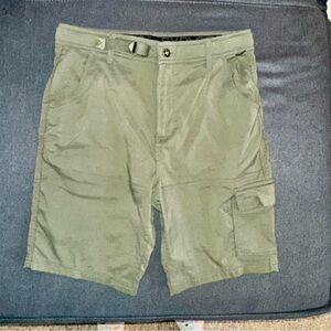 Gerry Stretch Cargo 5 Pocket Venture Flat Front Hiking Shorts for Men Size 32